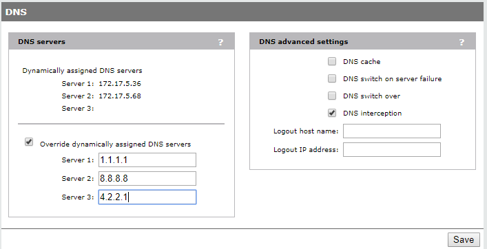 Активирована настройка opkg dns override